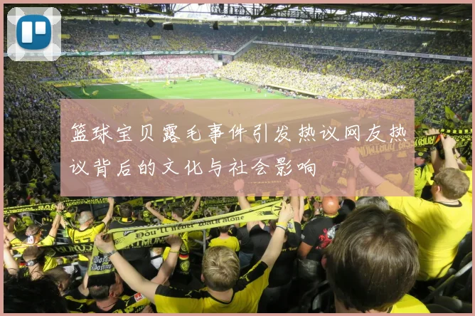 篮球宝贝露毛事件引发热议网友热议背后的文化与社会影响